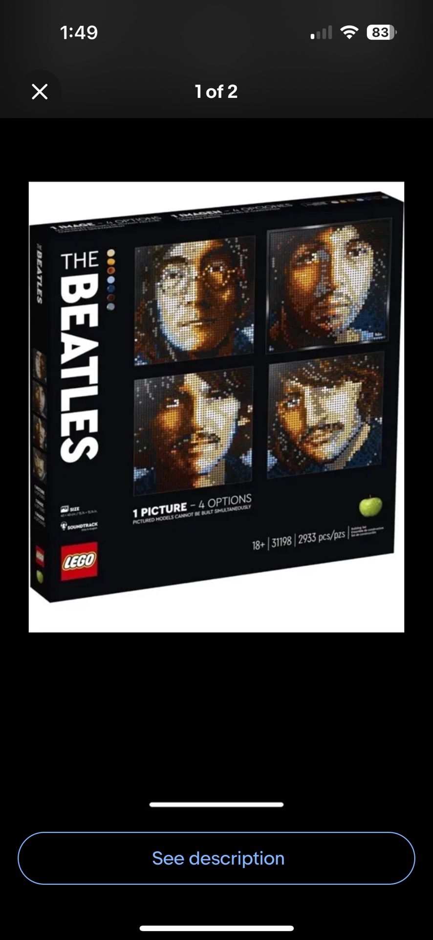 LEGO SET - The Beatles - Sealed Box 