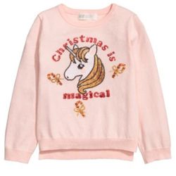 New Unicorn Sweater Sz 6-8 Girl