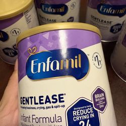 7 Enfamil Gentlease Cans