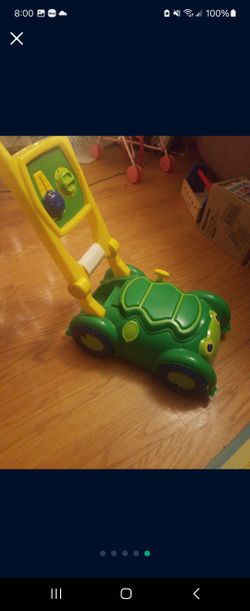 Push Toy. Boy Girl Toddler Kid, Frog