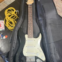 Fender Squire Mini Electric Guitar with extras
