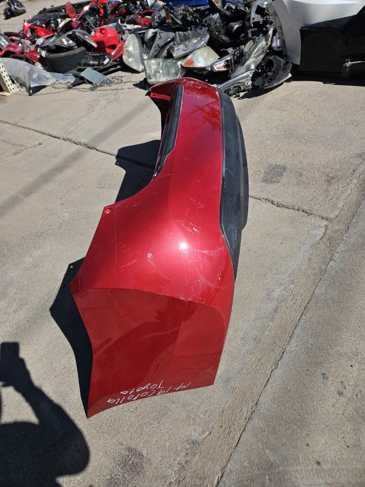 Toyota Corolla Rear Bumper Oem 14 To 19