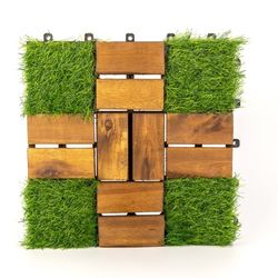 Acacia Wood Deck Tile 057, 30 pack