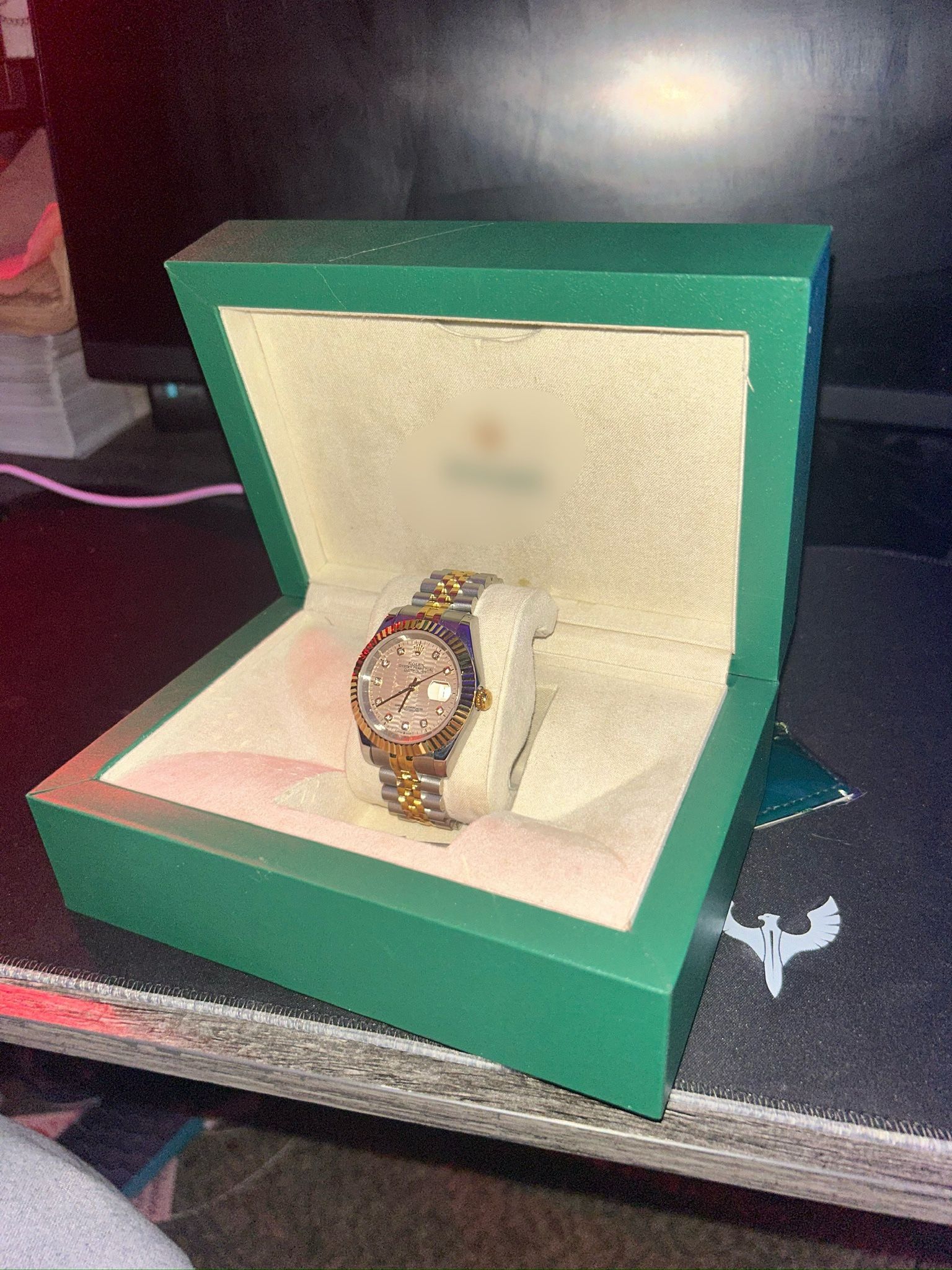 gold & silver watch