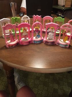 Plastic Miniature Barbies