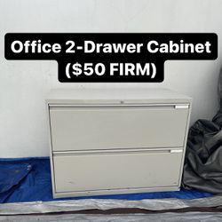 Office 2-Drawer File Cabinet (NO KEYS) PickUp Available Today (1 Available) NEED GONE ASAP