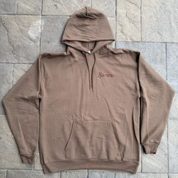 Cleveland Browns Hoodie NFL Football Sweatshirt Mens Size L Brown Vtg Script  If you’re looking for a different size, color, team, or design please co