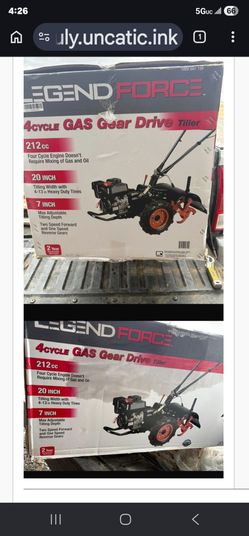 Legend Force 4cycle Tiller
