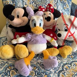 Mickey Mouse, Minnie Mouse & Daisy Duck plush Toy