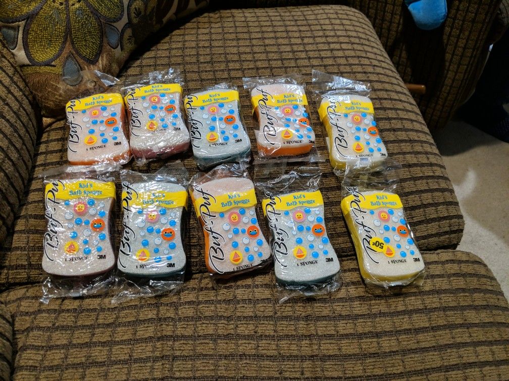 Kid's Bath Sponges 