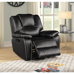 Black Manual Recliner Chair