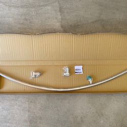 Proflo 60” Curved Shower Rod with Flanges