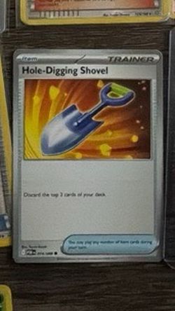 Hole-Digging Shovel Trainer Card