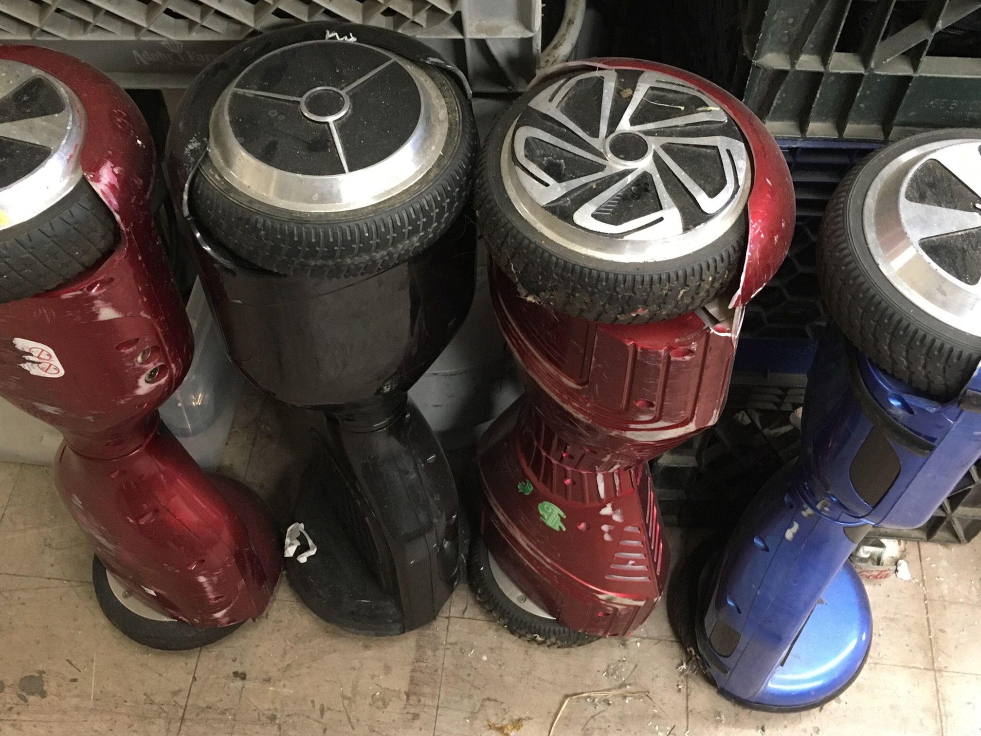 Hoverboards No Chargers For Parts