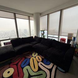 Black sofa /sectional