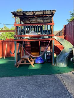 Playground swing set for Backyard