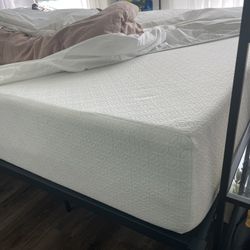 Queen Size Mattress and Bed frame (2 Years Old)