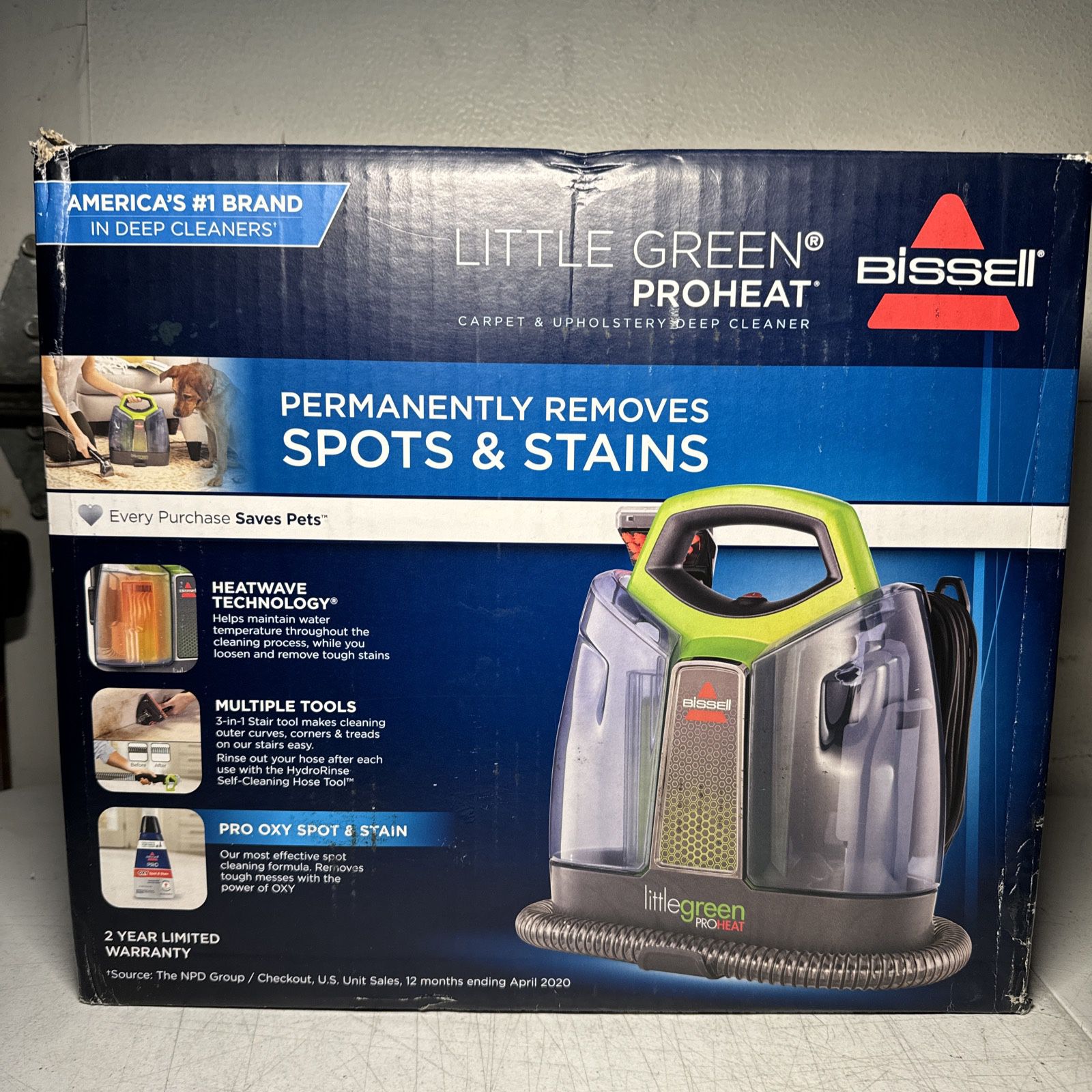 BISSELL Little Green ProHeat Portable Carpet Cleaner | 2513G New