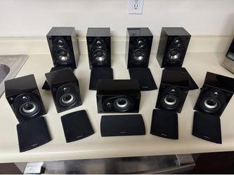 9 Small Energy Take Classic /RC-Micro Sat Surround Speakers in good working condition