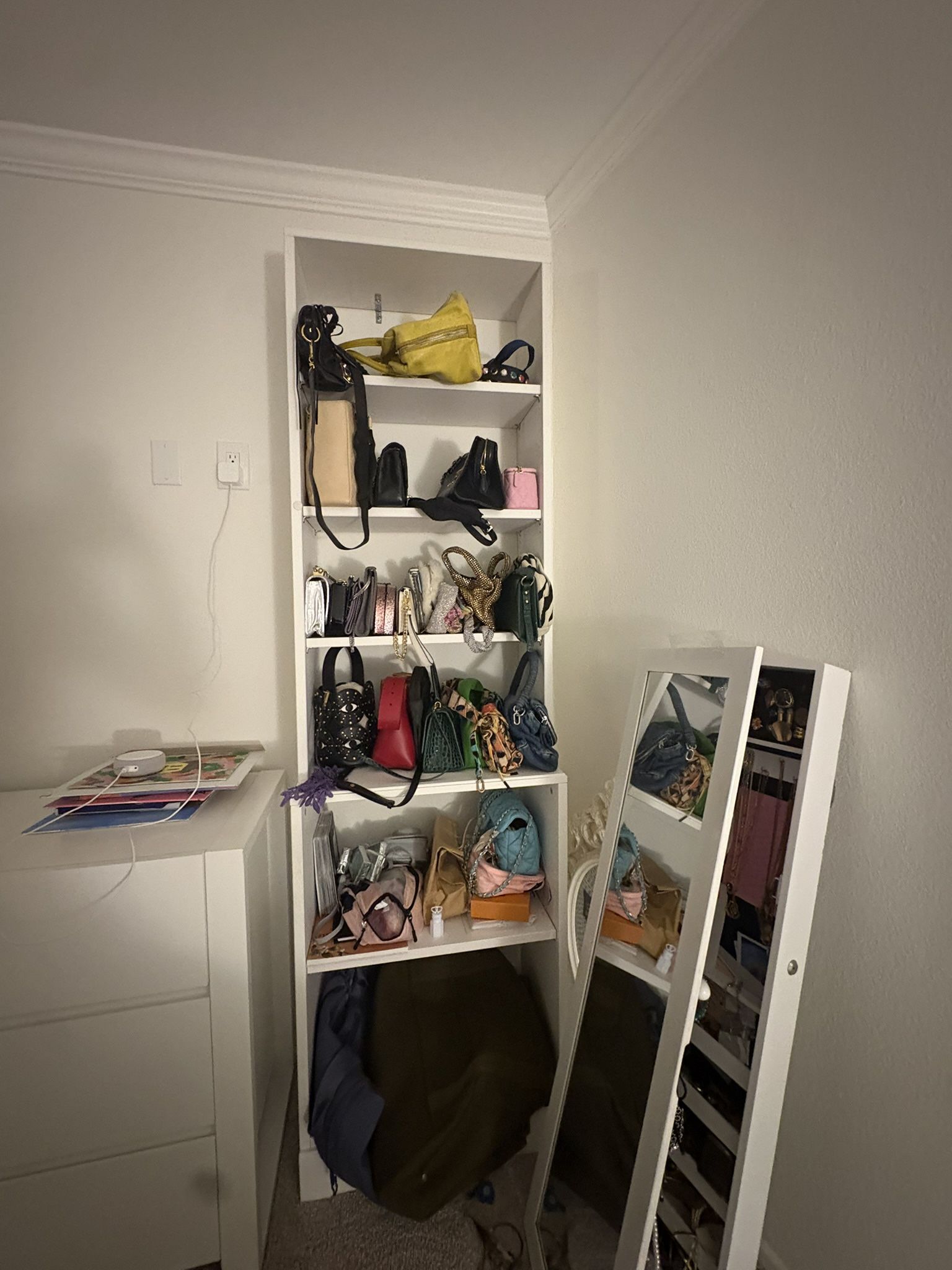 White IKEA Bookshelf
