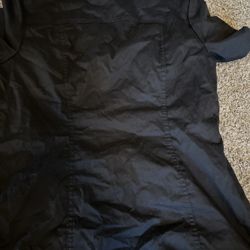 Womens Cherokee Small Black Scrub Top