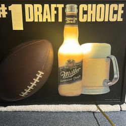 Miller Genuine Draft Beer Sign 