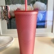 Starbucks 2022 Pink Lemonade Jelly Soft Touch Studded Tumbler 24oz