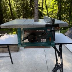 Table Saw With Stand