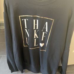 Women’s Lg Thankful Sweatshirt 