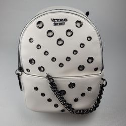 NMT Victoria's Secret Grommet White Small City Cute Backpack
