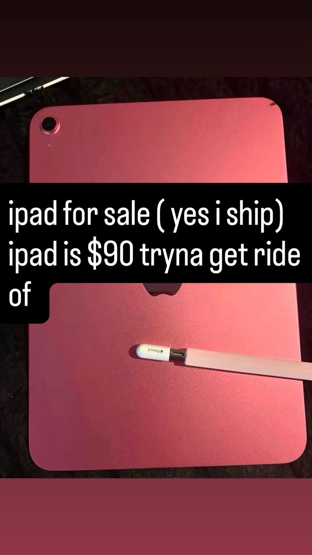 pink ipad