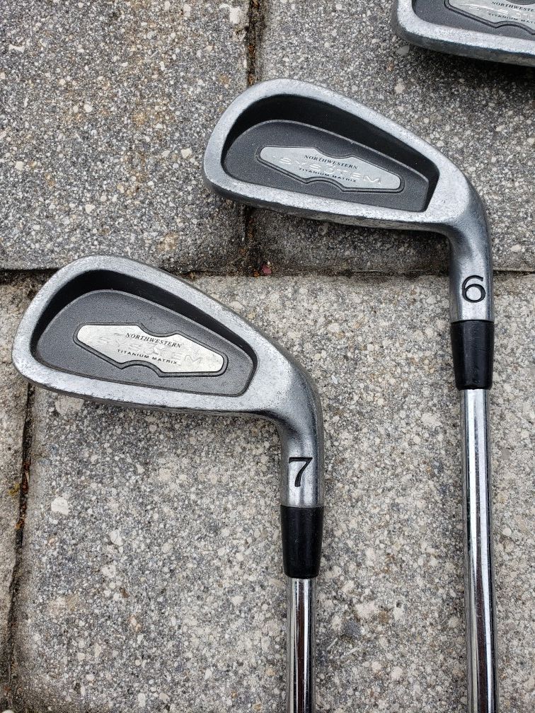 Golf Clubs Northwestern Sys3tem Titanium Matrix for Sale in Orlando, FL OfferUp
