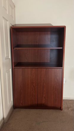 Brown Wooden Bookshelf