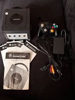 Nintendo GameCube Console Bundle Black