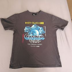 Vintage Casper The Friendly Ghost Movie Japanese Graphic Tee - Size L