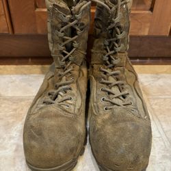 Military Surplus Belleville Steel Toe Combat Work Boots, Men’s 8.5