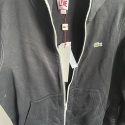 Lacoste zip up hoodie