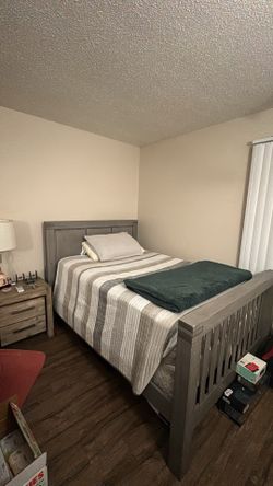 Full Size Bed Convertible Crib
