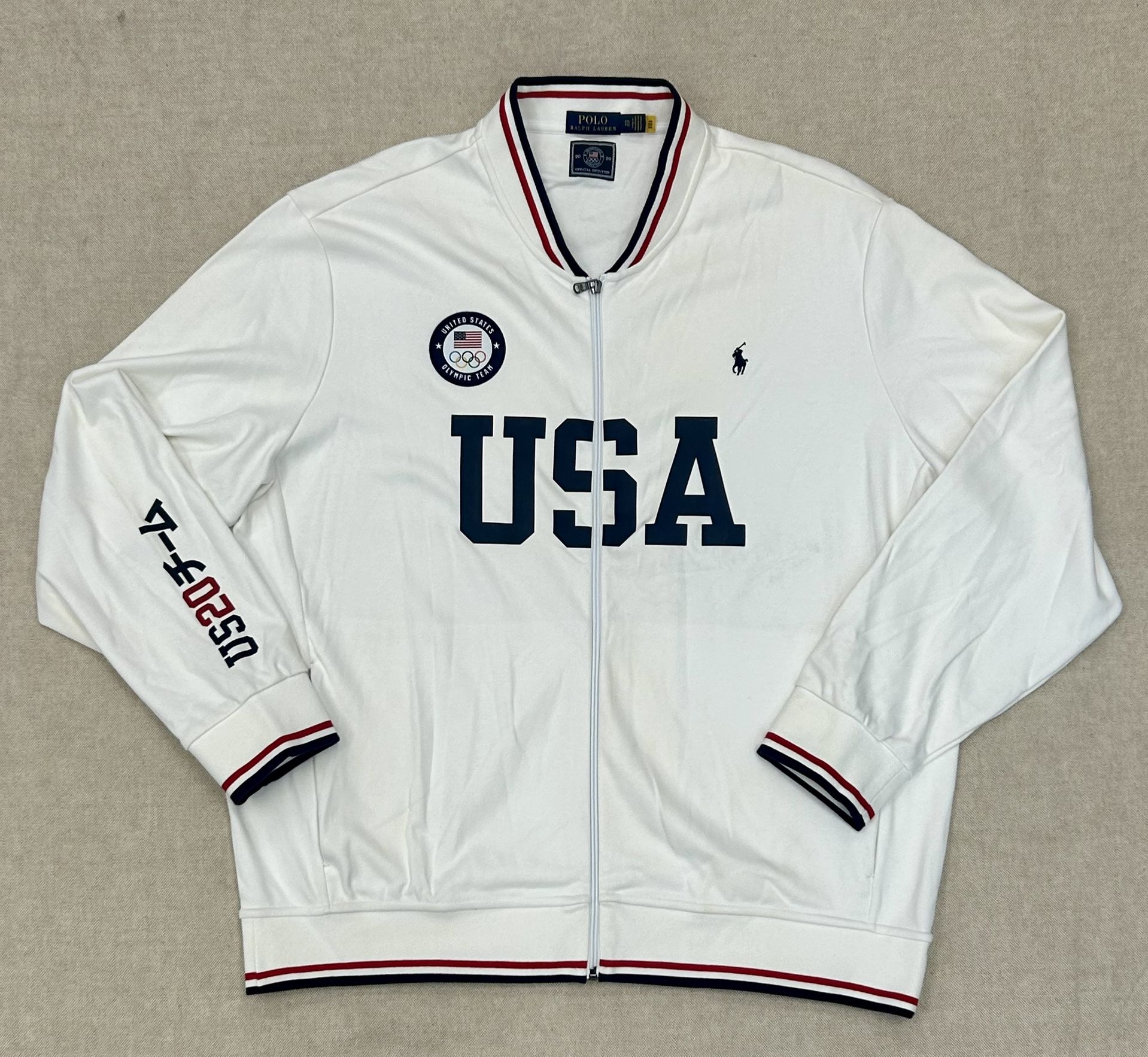 Polo Ralph Lauren USA Olympic Team 2020 Track Jacket Adult 2XL