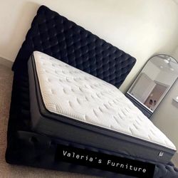 New King Bed With Mattress