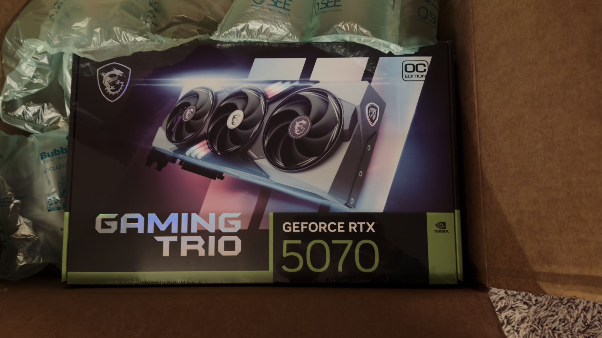 NVIDIA GEFORCE RTX 5070