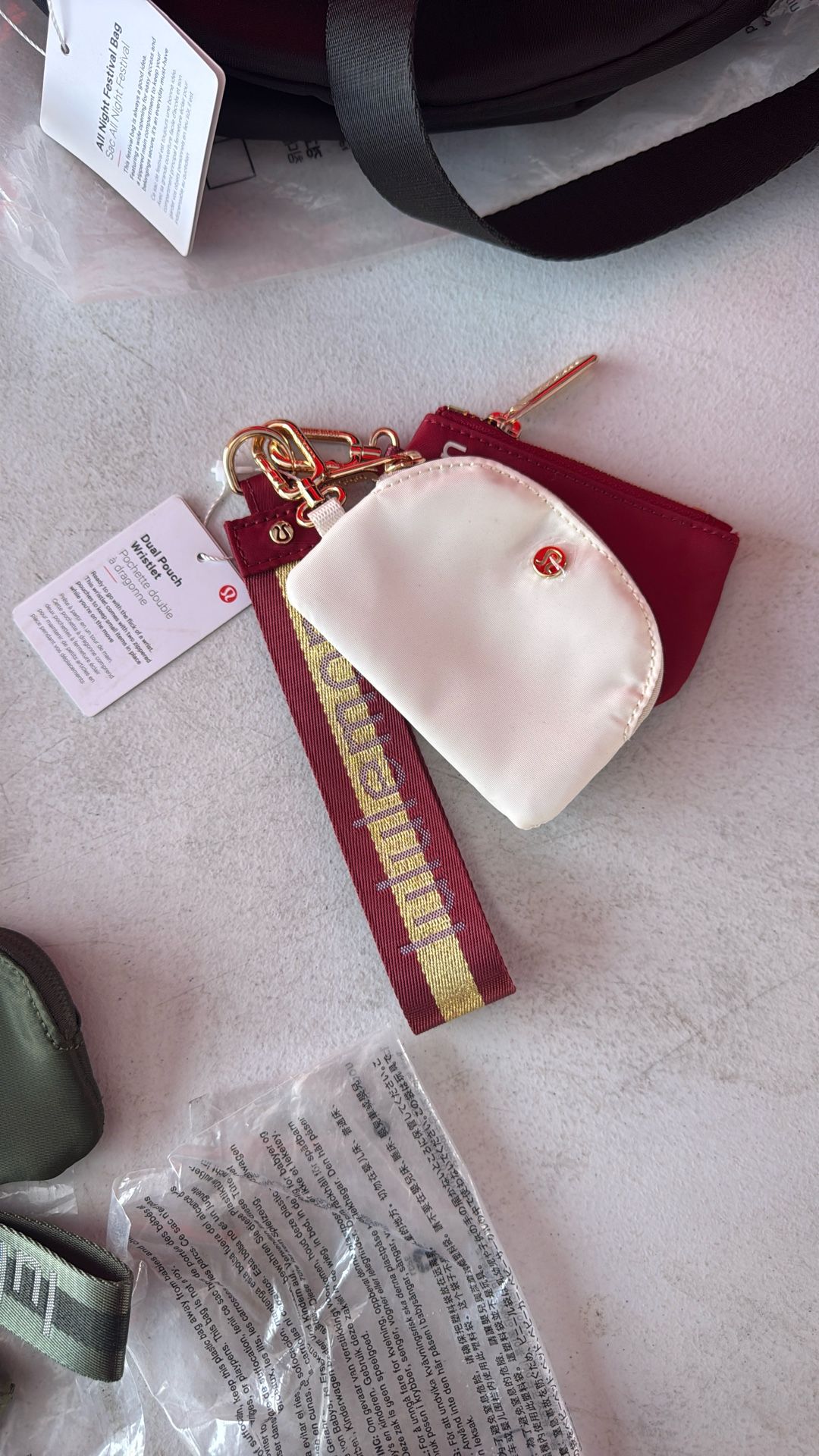 Lululemon Dual Pouch Wristlet 