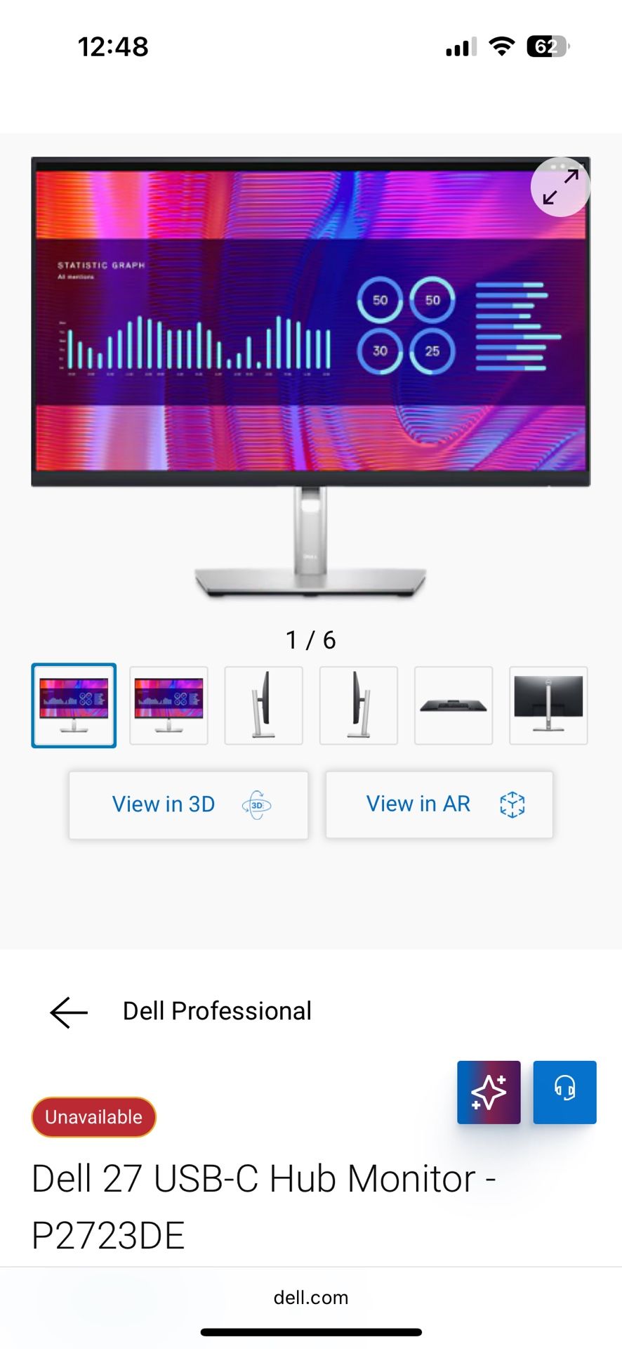 Brand New Dell Computer Monitor