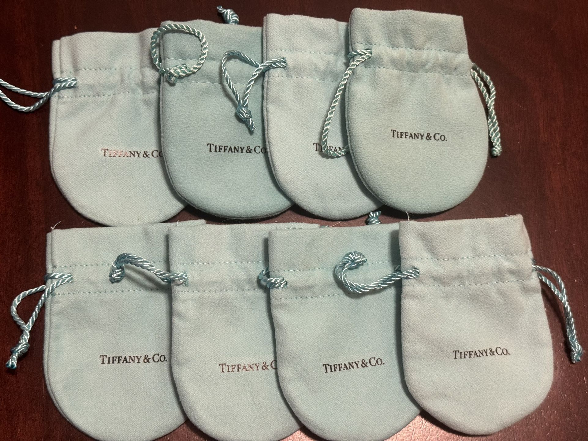 Tiffany & Co. Light Blue Jewelry Pouches