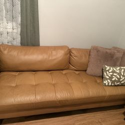 2 brown couches good condition