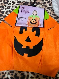 Toddler pumpkin costume
