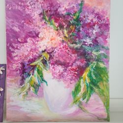 Hand paintings on stretched canvas