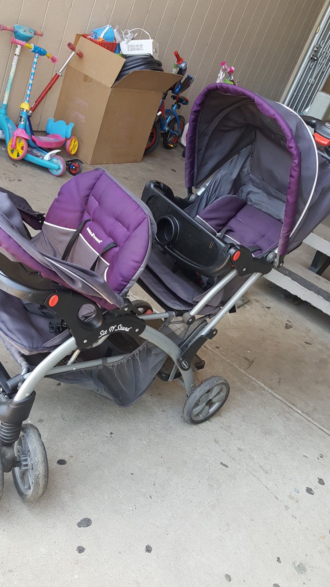 Double Baby Trend Stroller