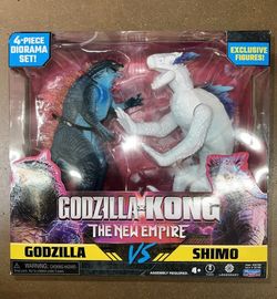 Godzilla X Kong The Empire Godzilla Vs Shimo Pack of 2 Action Figure