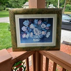 Singed Flower Art Print 